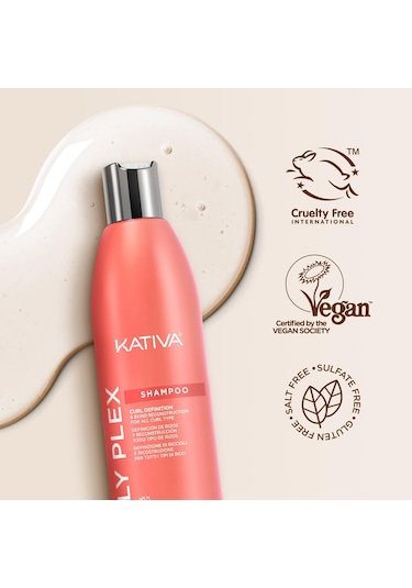 Kativa Curly Plex Bukle Belirginleştirme & Bağ Onarma Şampuanı 355 Ml Kıvırcık