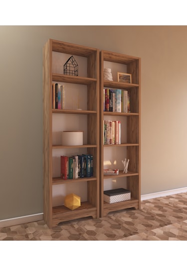 Nur Mobilya 2'li Kitaplık Seti Atlantikçam
