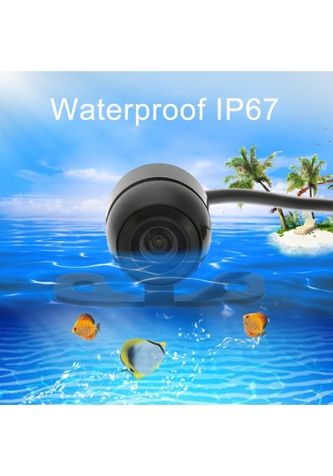 Tenfowee Su Geçirmez Mini Arka Görüş Kamerası - Kolay Kurulum, 120 Geniş Açı, Güvenli Park Etme Çözümü