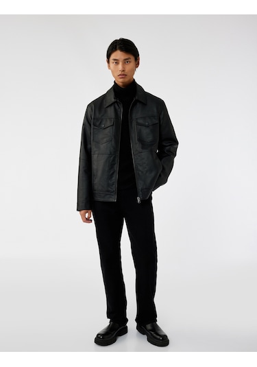 Koton Normal Bel Straight Fit Jean Pantolon - Mark Jean Siyah 6wam40024nd Siyah