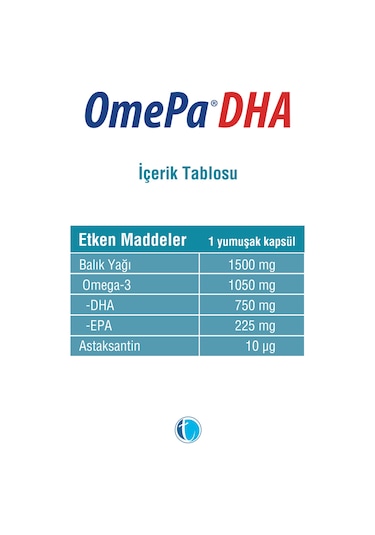 OMEPA Dha 30 Yumuşak Kapsül 8680133000980