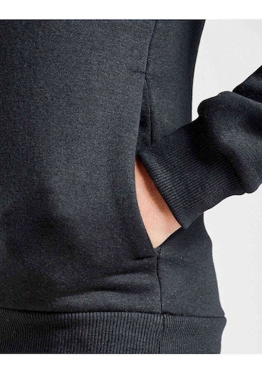 Linkin Park One Baskılı Unisex Çocuk Kapüşonlu Siyah Sweatshirt Siyah