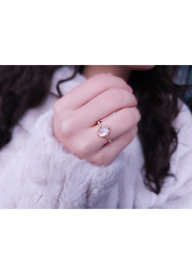 Sirius Pırlanta Ve Ay Taşlı Selene Yüzük 0842R0018