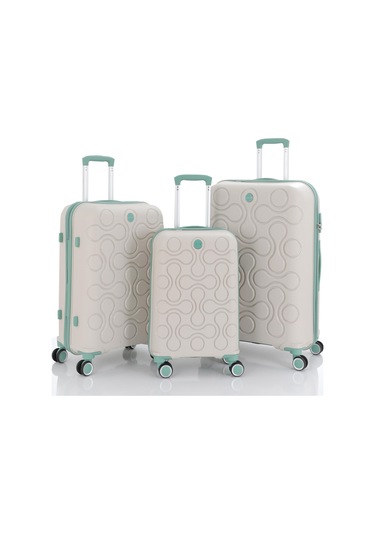 Mçs Üçlü Polipropilen Valiz Seti V376 S23sy1000029-set 10730 3'lü Set Çok Renkli