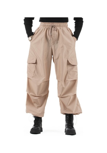 Sevitli Kargo Pantolon - Bej-1624-bej Bej