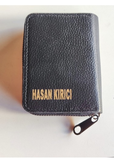 Mrchediyesepeti Cüzdan Pu Deri Çok Şık Ve Kullanışlı Hediye Kişiye Özel İsim Siyah