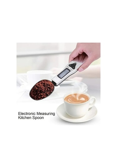 Wondernest Hassas Lichen Kaşık Dijital Terazi 500g/0.1g Yüksek Ölçek Gümüş