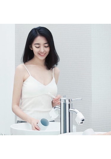 Padalink Beyaz Akıllı Sensörlu Su Tasarrufu Cihazı - Otomatik Su Akışı, 6 Ay Pil Ömrü, Tencere Dolma Koruması, Mutfak Ve Banyo Lavaboları İçin Beyaz