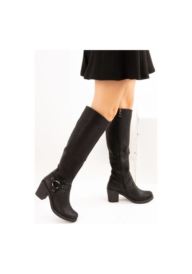 Fox Shoes Siyah Kadın Çizme E674250009