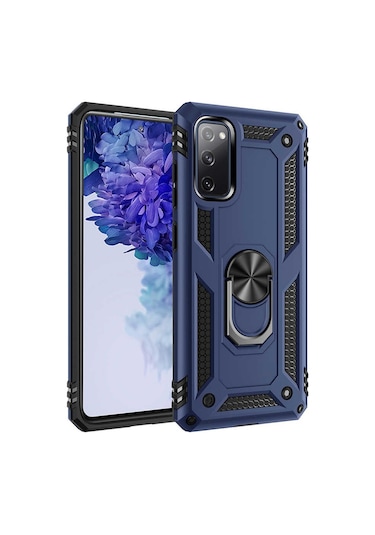 Rba Aksesuar Galaxy Uyumlu S20 Fe Kılıf Rba Vega Kapak - Mavi Mavi