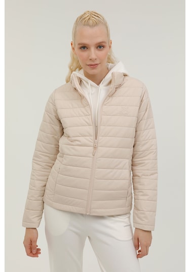 Kinetix W-SN659 BASIC PADDED COAT Ekru Kadın Mont