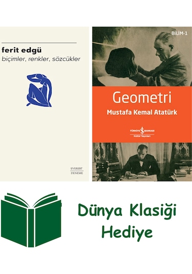 Biçimler, Renkler, Sözcükler + Geometri + Dünya Klasiği Hediye