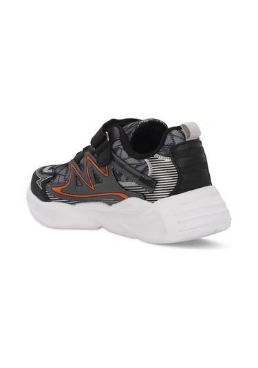 Slazenger KYRIE Çocuk Cırt Cırtlı Koyu Gri Günlük Spor Ayakkabısı