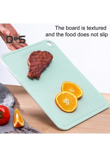 Novahub Pembe Kaymaz Kesme Tahtası L, Çift Taraflı, Taşınabilir Mutfak Doğrama Bloğu/ Pembe