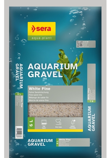 Sera Akvaryum Kumu Beyaz 0-2mm 6lt / 8kg