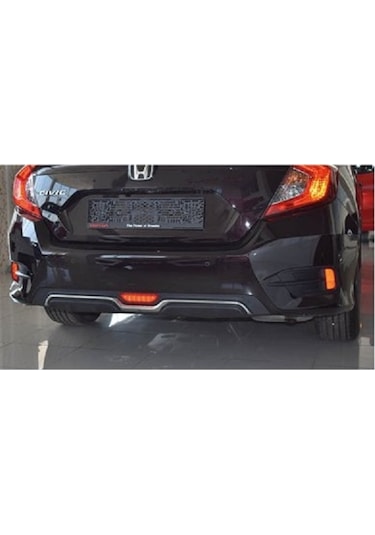 Oled Garaj Honda Civic Difüzör Karbon Model Işıklı Fc5 2016-2020