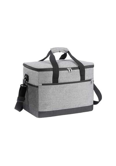 Funtree 30l Isolate Soğutucu Çanta, Sızdırmaz Öğle Yemeği Tote, Piknik Ve Kamp İçin Gri