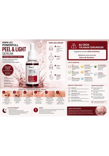 Homm Life Powerfull Leke Açıcı Aydınlatıcı Serum