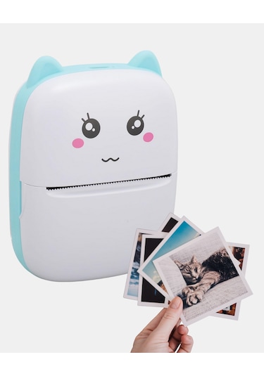 Mini Bluetooth Termal Yazıcı 1200mah Şarjlı Taşınabilir