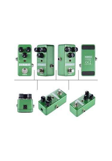 Ruicoo Kokko Fod3 Mini Gitar Efek Pedalı - Doğal Tüp Overdrive Sesi, Renkli Ton Ayarlama, True Bypass, Aluminyum Kasa