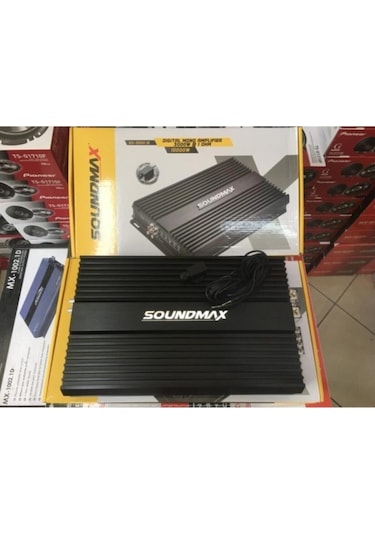 Soundmax Sx-3000.1d Mono Amfi 10.000 Watt Bas Kontrol Aparatlı Sx