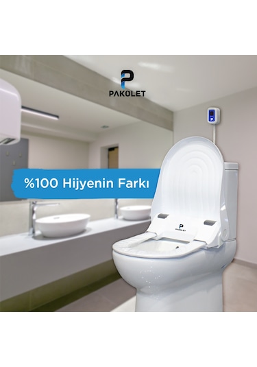 Pakolet Sensörlü Hijyenik Klozet Kapağı ve 25 Adet Hijyen Rulosu