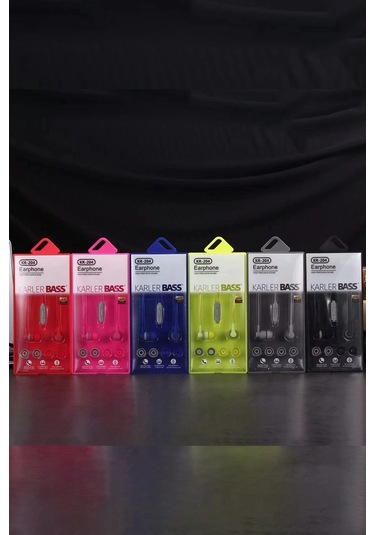 Karler Bass Kr-204 Kablolu Kulaklık Csmtex - 72 - Kırmızı