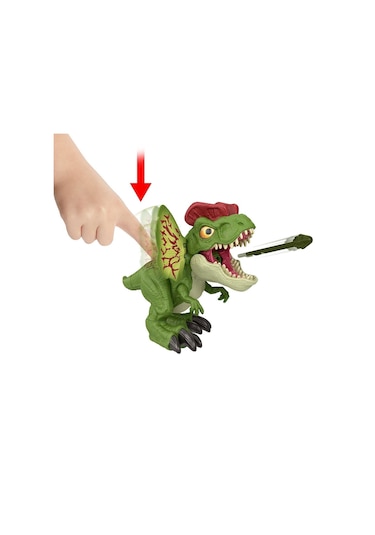 Mattel Jurassic World Uncaged™ HNT65 İnteraktif Dilophosaurus Figürü