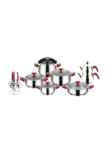 Remetta Lux 18 Parça Çelik Tencere Seti