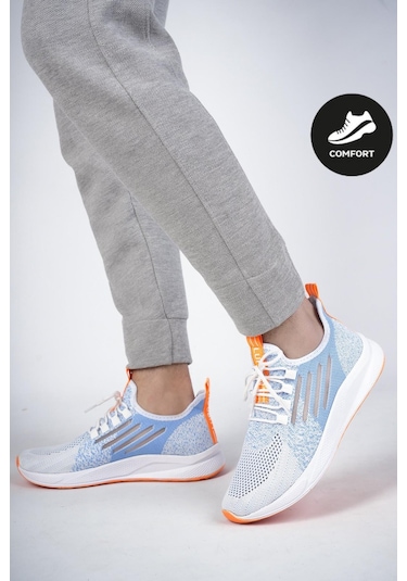 Muggo Ultraboost Unisex Ortopedik Günlük Garantili Yürüyüş Koşu Sneaker Spor Ayakkabı Mavı Mavi Muggo Ultraboost Unisex Ortopedik Günlük Garantili Yürüyüş Koşu Sneaker Spor Ayakkabı Mavı Mavi