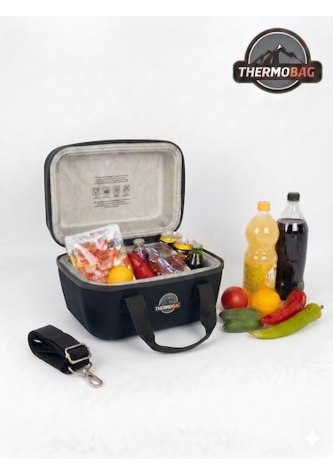Thermobag 8lt Isı Yalıtımlı Soğutucu Termos Çanta Siyah