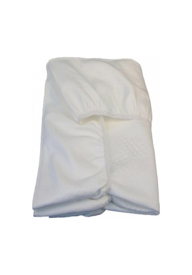 Divanev Fitted Alez 90x190+30 Cm Tek Kişilik Pamuk Kumaş Sıvı Geçirmez Yatak Koruyucu Beyaz