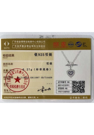 925 Ayar Gümüş Kalp Şeklinde Aaa Zirkon Kolye Kolye Kadın Düğün Parti Moda Takı İçin