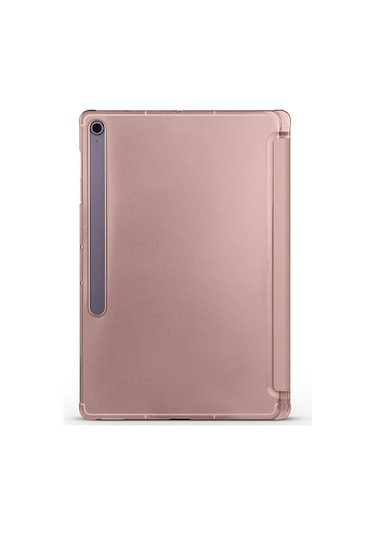 Kilifone - Galaxy Tab S10 Fe Plus Uyumlu - Tablet Kılıfı Smart Cover Standlı 1-1 Kılıf - Lila - T37677 Kılıf