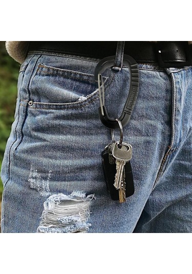 Evolite Strong Üçlü Karabina Seti Siyah - Haki - Gri