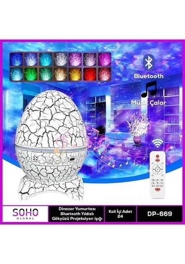 Çatlak Dinazor Yumurtası Çok Renkli