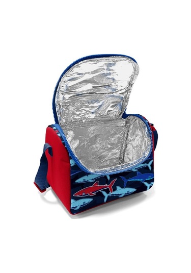 Coral High Erkek Çocuk Okul Beslenme Çantası Isı Yalıtımlı Lacivert Kırmızı Köpekbalığı 11718