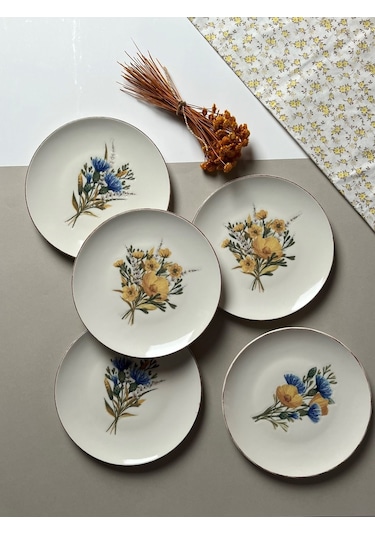 Porser Lily Tuval Pasta Takımı 21cm 6 Kişilik 6 Parça Tvl6ptprs10 Çok Renkli