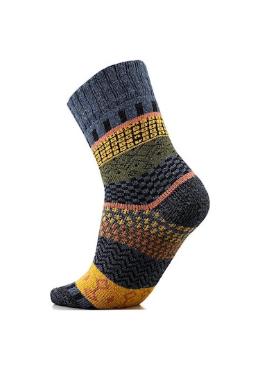 Techsport Svea Yeşil Unisex Günlük Yün Çorap Svea-jeans Renkli Renkli