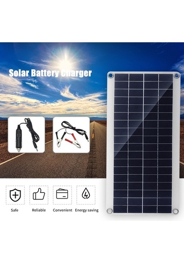 Pazly İkili Usb Portlu Yüksek Verimli Polikristal Güneş Paneli Dıy Kamp Şarj Cihazı İphone Uyumlu