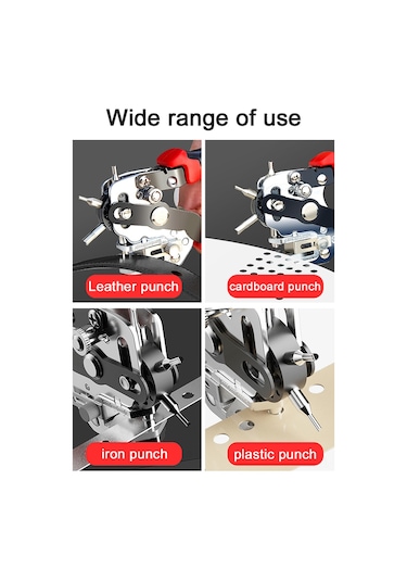 Suofeng Çok Amaçlı Delgeç - Deri, Plastik Ve Kağıt İçin Profesyonel Delik Açma Aleti