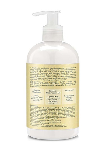 Shea Moisture Jamaican Black Castor Oil Güçlendirici ve Onarıcı Saç Kremi 384 ML