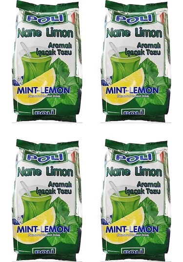 Poli Toz İçecek Nane Limon 300 Gr X 4 Adet 300 G