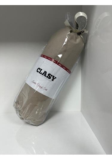 Clasy Ranforce Lastikli Çarşaf Seti Tek Kişilik Açık Kahve