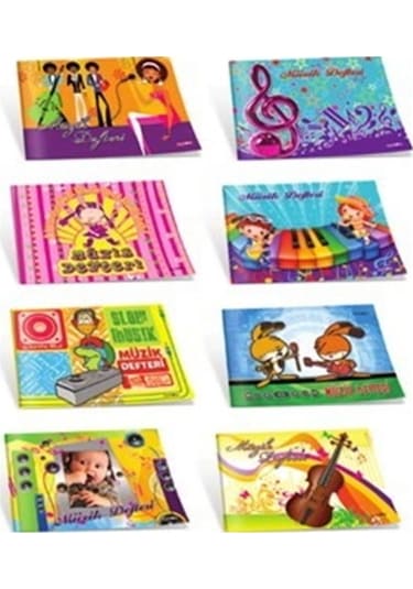 Çınar 20 Yaprak Müzik Defteri Küçük - 3 Adet