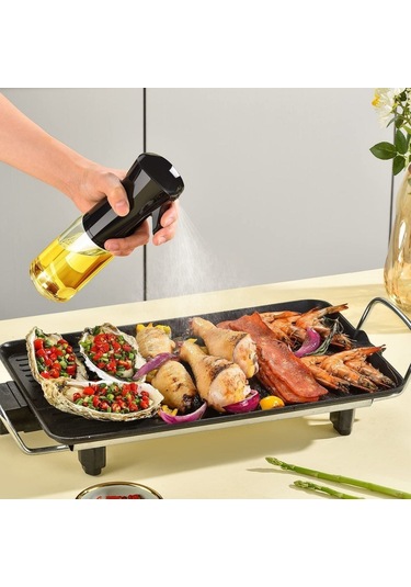 Seçkin Trend Çok Amaçlı Cam Şişe Püskürtmeli Dağıtıcı Yağdanlık Limonluk Sirke Sosluk Spreyi Çok Renkli