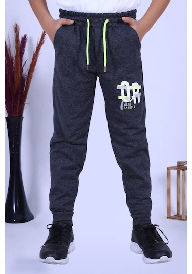 5'li Core-or-strong-dynamic-original Baskılı Erkek Çocuk Çift Cepli Eşofman Altı Çok Renkli