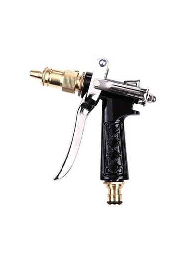 Honeybeeshop Siyah Yüksek Basınçlı Güç Yıkama Tabancası Dayanıklı Bakır Metal Manuel Araba Bahçe Püskürtme