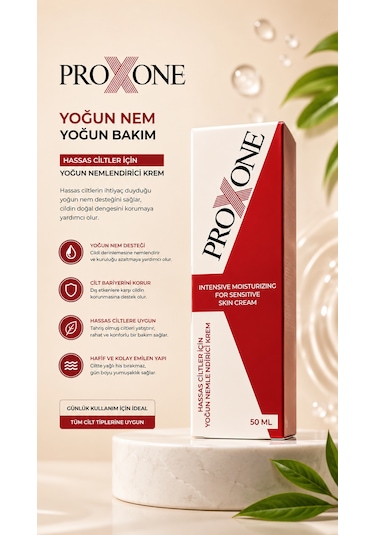 Proxone Hassas Ciltler İçin Yoğun Nemlendirici 50 Ml