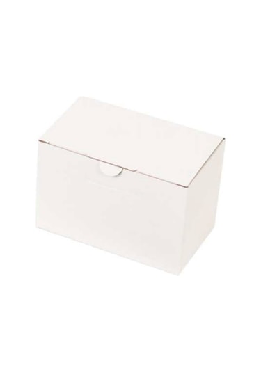Izıvo Beyaz Kilitli Kargo Kutusu / Ebat: 12x7x8 Cm 100 Adet